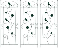 Sodo tvora 3 pcs Žalia 110 x 40 cm Plienas