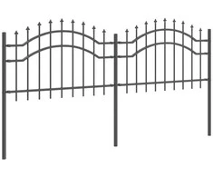 Sodo tvora WOERDEN 240 x 115 cm Pilka