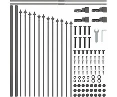 Sodo tvora Woerden 7 pcs Pilka