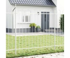 Sodo tvora 3 pcs Balta 5,1 x 1,5 m Miltelinis plienas