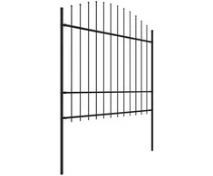 Sodo tvora su iečių viršug., juoda, (1,5-1,75)x8,5m, plienas