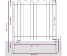 Sodo tvora BOXTEL 2 pcs 3,4 x 1,5 m Miltelinis plienas Balta