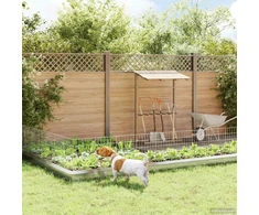 Sodo tvora su kuoliukais 12 pcs 35 x 50 cm Mesh Sidabrinė