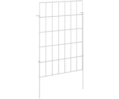 Sodo tvora su kuoliukais 12 pcs 35 x 50 cm Mesh Sidabrinė