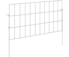 Sodo tvora su kuoliukais 12 pcs 55 x 30 cm Mesh Sidabrinė