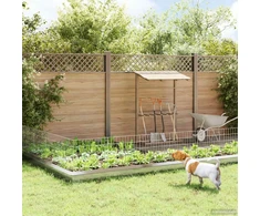 Sodo tvora su kuoliukais 12 pcs 55 x 50 cm Mesh Sidabrinė