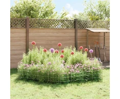 Sodo tvora su kuoliukais 48 pcs 35 x 50 cm Mesh Sidabrinė