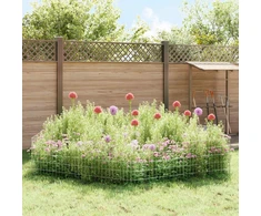 Sodo tvora su kuoliukais 48 pcs 75 x 50 cm Mesh Sidabrinė
