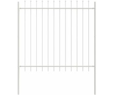 Sodo tvora 5 pcs Balta 8,5 x 1,5 m Miltelinis plienas