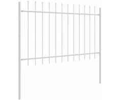 Sodo tvora 9 pcs Balta 15,3 x 1 m Miltelinis plienas