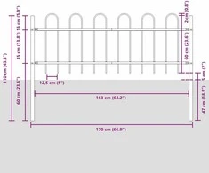 Sodo tvora BOXTEL 5 vnt. 8,5 x 0,6 m Miltelinis plienas Balta