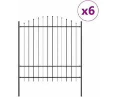 Sodo tvora WOERDEN 6 vnt. 170 x 215 cm Pilka