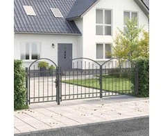 Sodo tvorelės vartai su arkiniu viršumi Assen Pilka 4 x 1,25 m