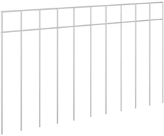 Sodo tvoros plokštė 12 pcs Galvanizuotas plienas Sidabrinė