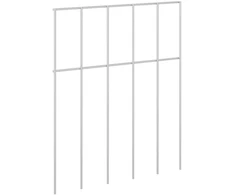 Sodo tvoros plokštė 12 pcs Galvanizuotas plienas Sidabrinė
