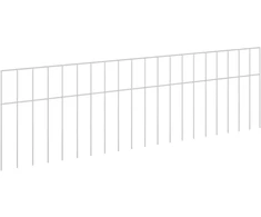 Sodo tvoros plokštė 12 pcs Galvanizuotas plienas Sidabrinė