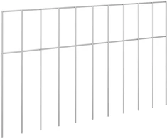 Sodo tvoros plokštė 24 vnt. 50 x 30 cm Galvanizuotas plienas