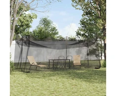 Sodo uodų tinklas 156 akys Juoda 3 x 6 x 2,5 m Poliesteris