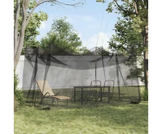 Sodo uodų tinklas 220 mesh Juoda 3 x 4,5 x 2,5 m Poliesteris
