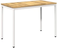 Sodo vakarienės stalas Balta 108,5 x 55 x 75 cm