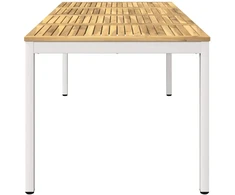 Sodo vakarienės stalas Balta 147 x 88,5 x 75 cm
