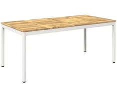 Sodo vakarienės stalas Balta 180 x 88,5 x 75 cm