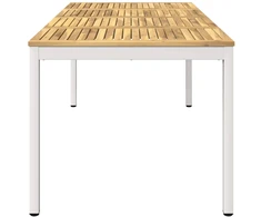 Sodo vakarienės stalas Balta 180 x 88,5 x 75 cm