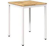 Sodo vakarienės stalas Balta 60 x 60,5 x 75 cm