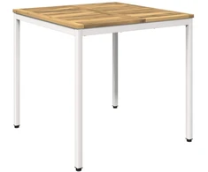 Sodo vakarienės stalas Balta 80 x 80,5 x 75 cm