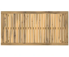Sodo vakarienės stalas Balta ir juoda 108,5 x 55 x 75 cm
