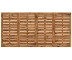 Sodo vakarienės stalas Natūrali ir Balta 180 x 88,5 x 75 cm