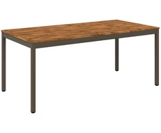 Sodo vakarienės stalas Natūralus ir kava 180 x 88,5 x 75 cm
