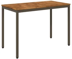 Sodo vakarienės stalas Natūralus ir kava 108,5 x 55 x 75 cm