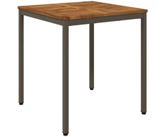 Sodo vakarienės stalas Natūralus ir kava 70 x 68,5 x 75 cm