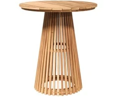 Šoninis stalas Ruda 70 x 70 x 75 cm Kieto teka medžio