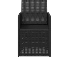 Sodo Valgomojo Kėdės 2 pcs Antracitas 53 x 47 x 88,5 cm PP
