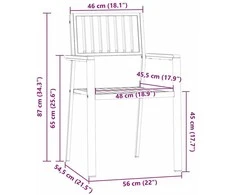 Lauko valgomojo komplektas 5 pcs