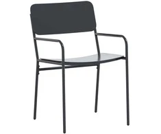 Sodo valgomojo komplektas 9 vnt. Antracito 212 x 90 x 76 cm