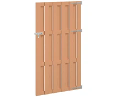 Sodo vartai 100 x 180 cm WPC ir aliuminis Ruda