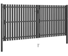 Sodo vartai, antracito spalvos, 4x2,25m, plienas