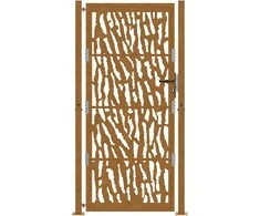 Wiesenfield Sodo vartai, 100x200 cm, atsparūs oro sąlygoms, plienas, su atbrailomis