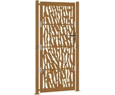 Wiesenfield Sodo vartai, 100x200 cm, atsparūs oro sąlygoms, plienas, su atbrailomis