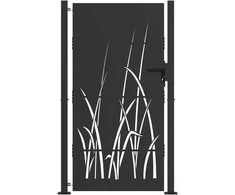 Sodo vartai su užraktu Juoda 105 x 200 cm