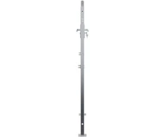 Sodo vartai 85 x 120 cm Nerūdijantis plienas Užrakintas