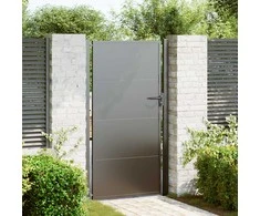 Sodo vartai, Sodo Vartai 105x200 cm Corten Plienas Juoda