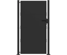 Sodo vartai, Sodo Vartai 105x200 cm Corten Plienas Juoda