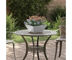 Sodo vazonas 5 pcs Sidabro 35 x 35 x 15 cm Nerūdijantis Plienas