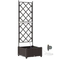 Sodo vazonas Ruda 40 x 40 x 126 cm Plastmasė