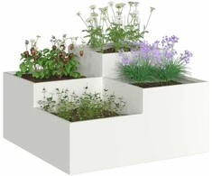 Sodo vazonas Balta 100 x 100 x 48 cm Plienas