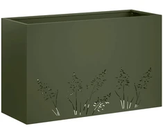 Sodo vazonas 2 vnt. Alyvuogių žalia 80 x 30 x 49 cm